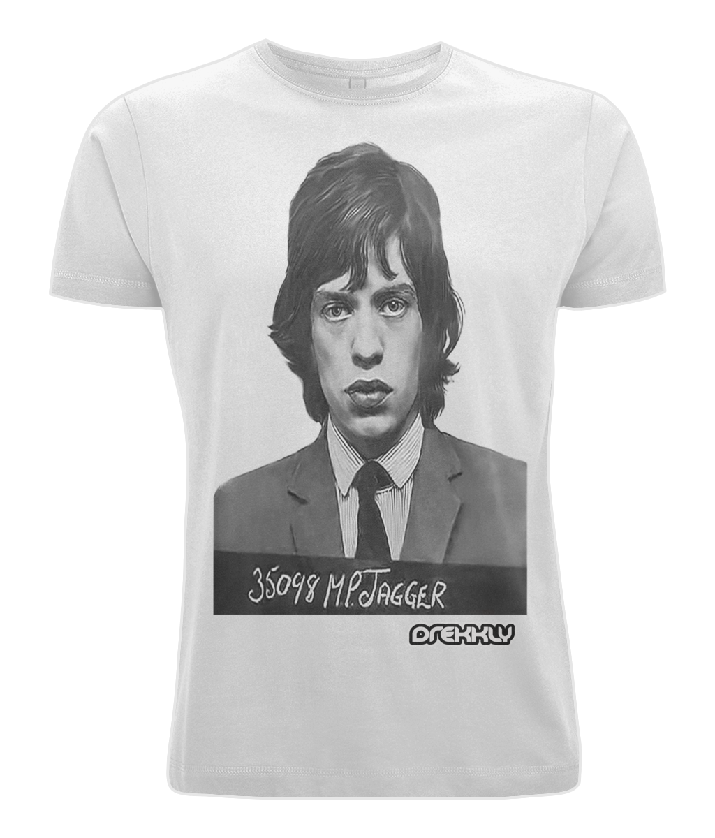 DRK006 - Drekkly Mick Jagger Mug shot Tee